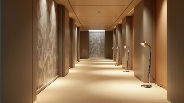 Un éclairage design qui sublime votre couloir